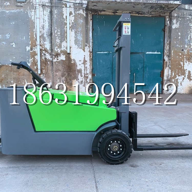 成功镇小型电动叉车1吨2吨步行站驾式电瓶堆高充电装卸车液压升降车铲车